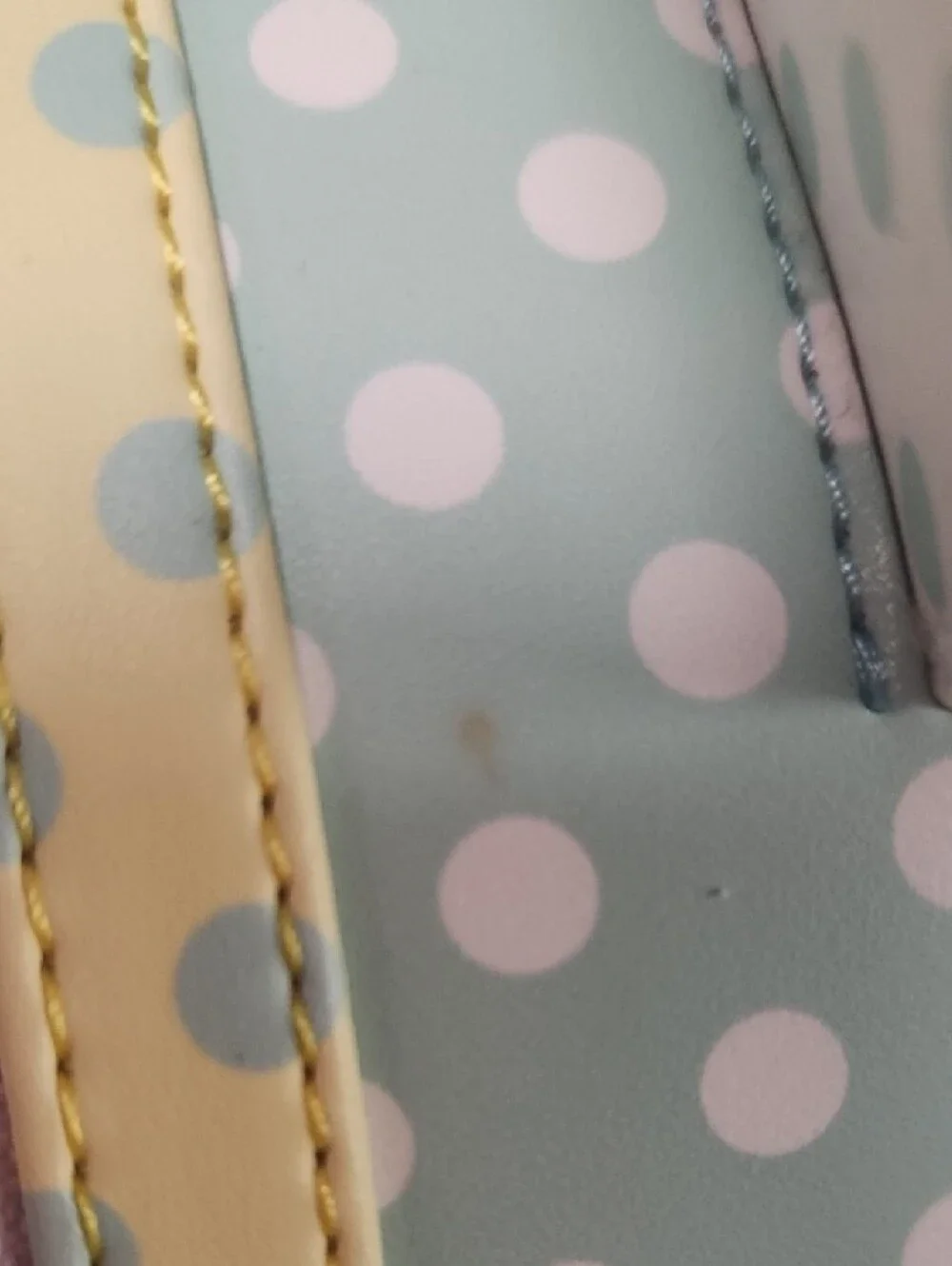 Loungefly Mint Green & Lilac Polka Dot Minnie Mouse Mini Backpack With Bow